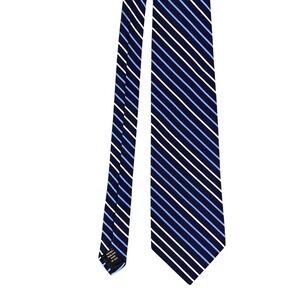 Brooks Brothers Tie Mens Blue Silk USA made England‎ woven 59" Long 3.5"